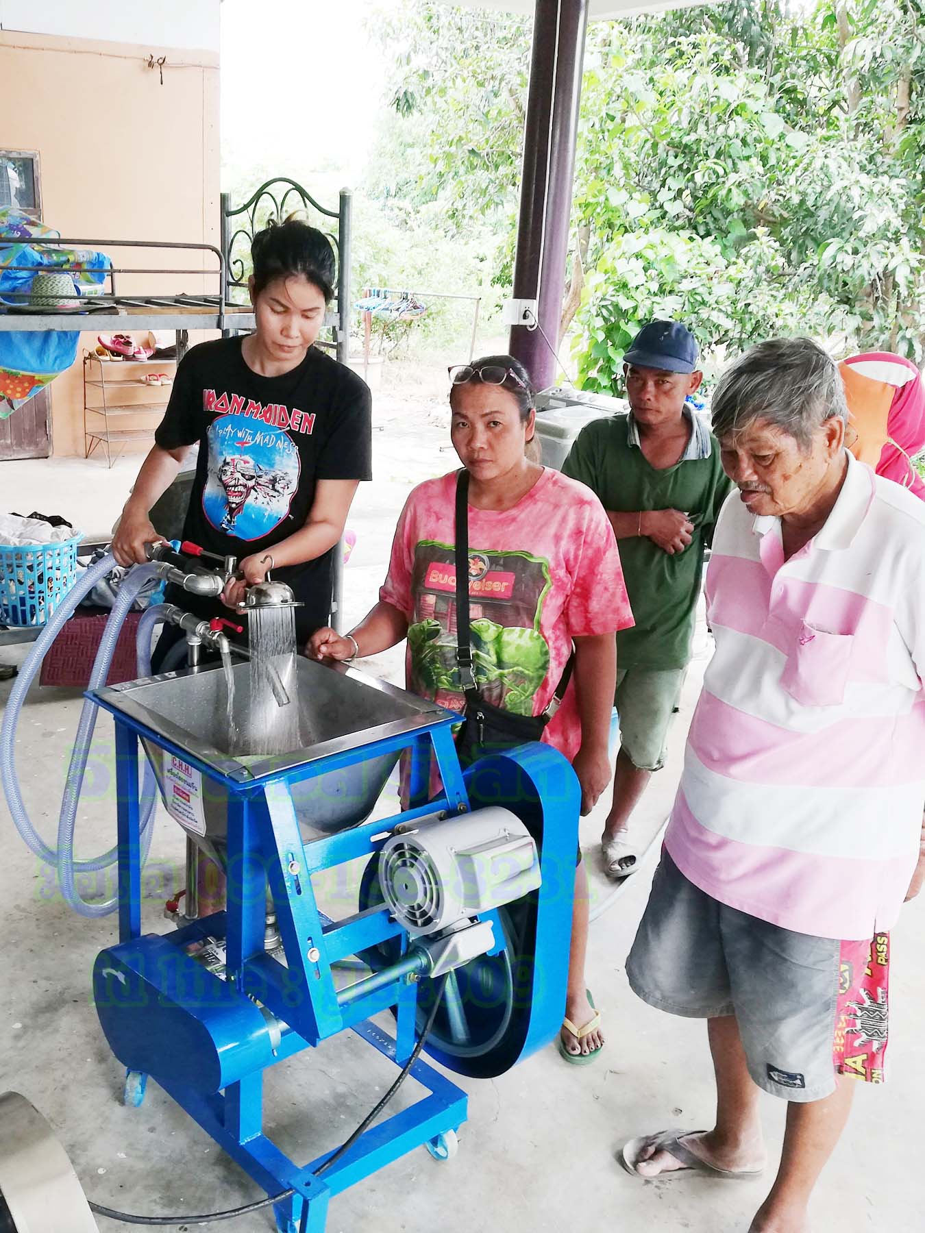 เครื่องโรยเส้นขนมจีน