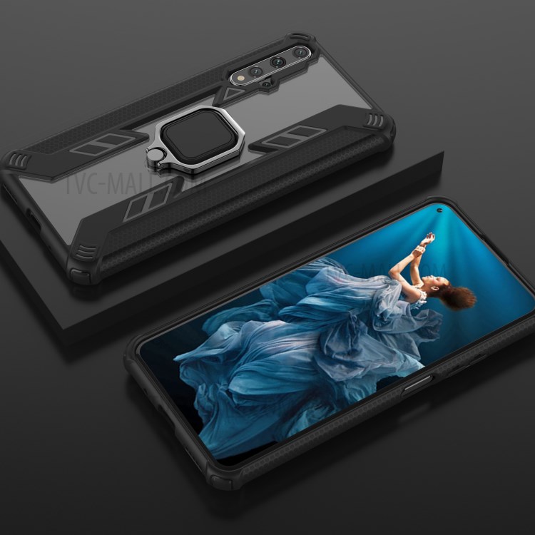 Case Huawei Nova 5T / Pre-order * เคสโทรศัพท์ PC + TPU ไฮบริดพร้อมขาตั้ง *