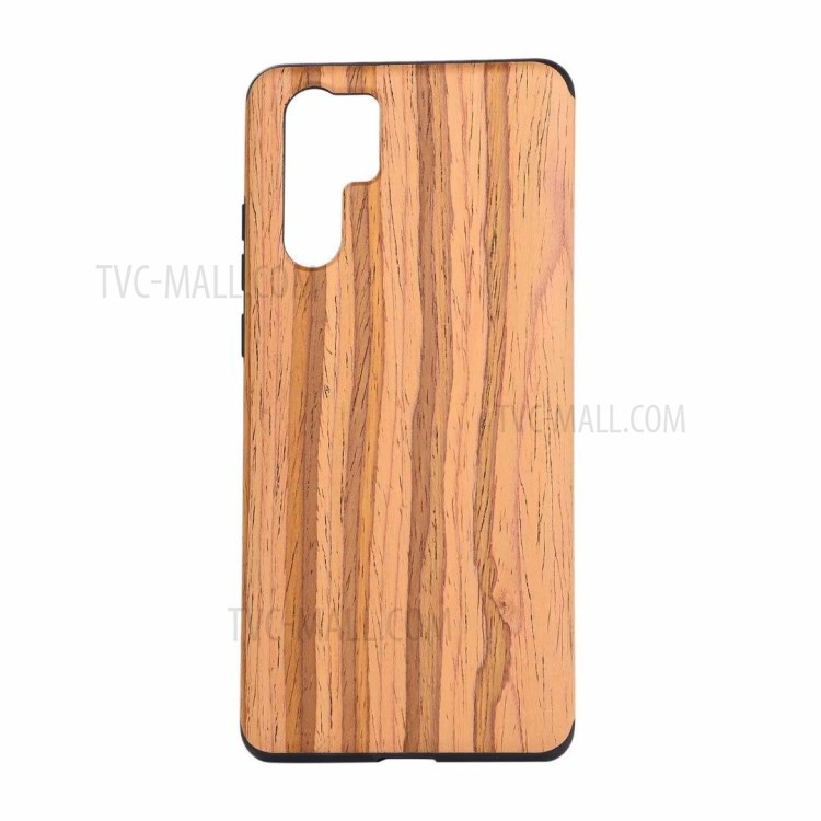 Case Huawei P30 Pro / Pre-Order * เคสโทรศัพท์หนังเคลือบลายไม้ เพรียวบางและเบา *