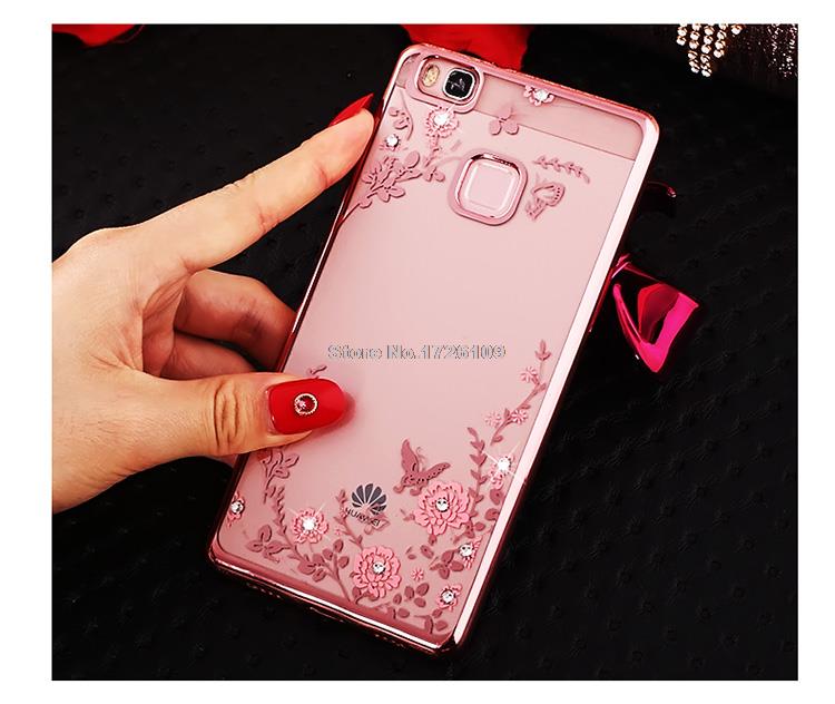 Case Huawei P9 Lite / Pre-order * เคสหรูหราเทคนิคการชุบทอง TPU ซิลิโคนอ่อนนุ่ม *