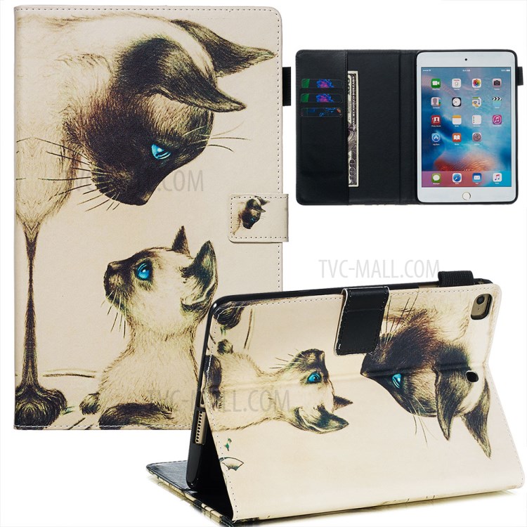 Case iPad mini (2019) / Pre-Order * เคสพิมพ์ลายปกหนัง PU รูปแบบที่มีสไตล์ชุดอุปกรณ์ของคุณด้วยลักษณะที่ทนกว่า *