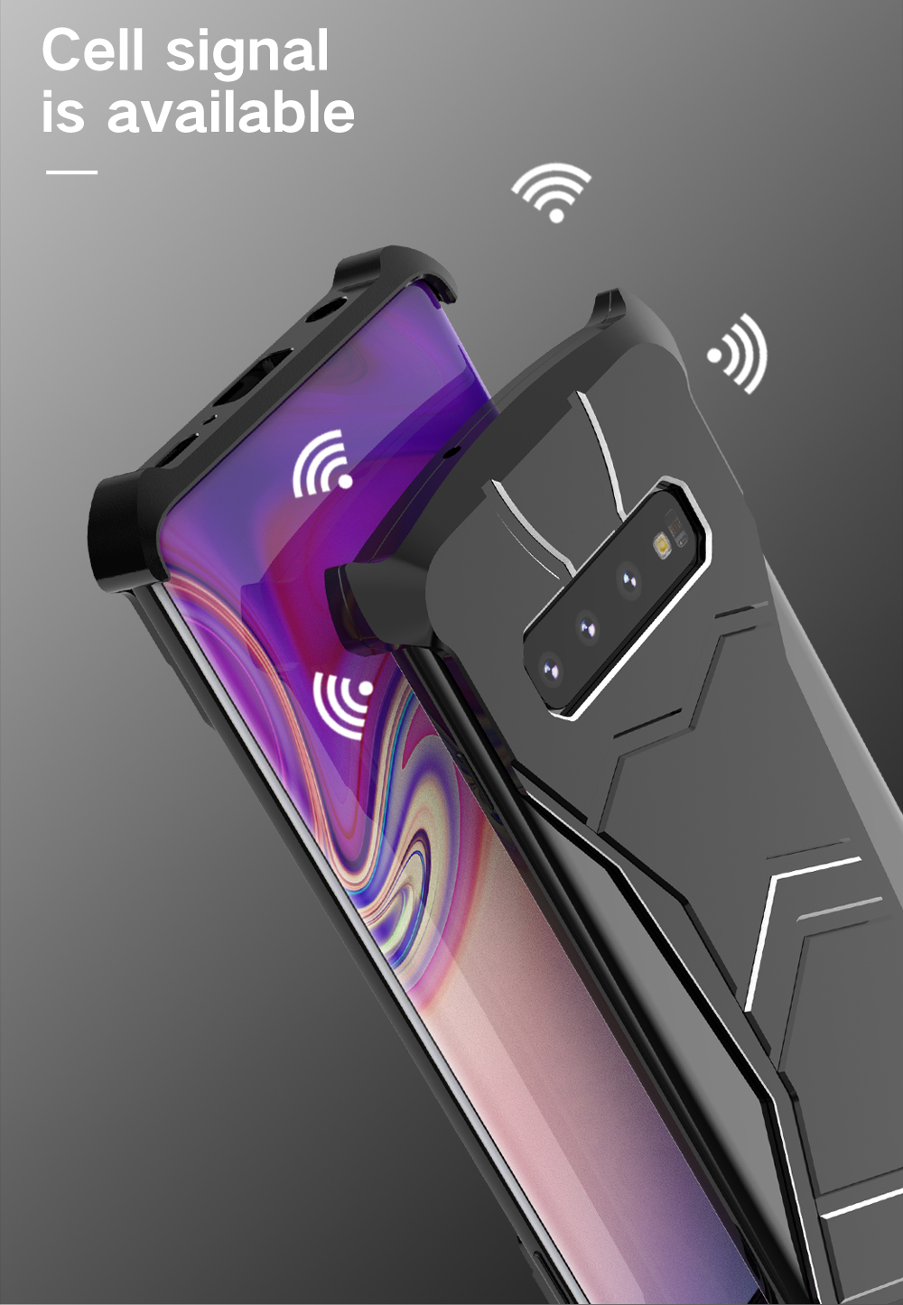 Case Samsung Galaxy S10 / Pre-Order * Panther กันกระแทกอลูมิเนียมปกหลัง วัสดุอลูมิเนียมบางพิเศษเพื่อความพอดีที่ไร้รอยต่อ *