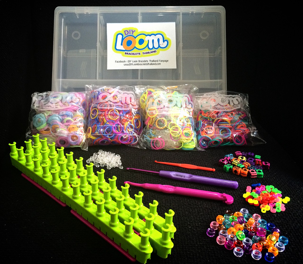 ชุดอุปกรณ์ถักซิลิโคน Beginner Set (B Set) เซ็ตสำหรับมือใหม่