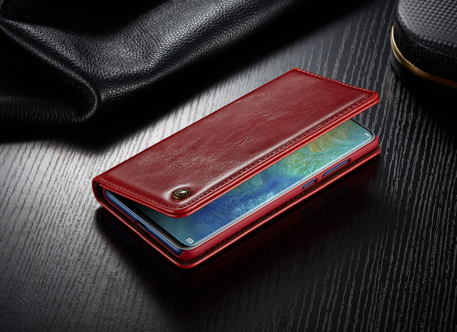 Case Huawei Mate 20 / Pre-order * CASEME นี้มีหนัง PU หนังวัวสองชั้น *