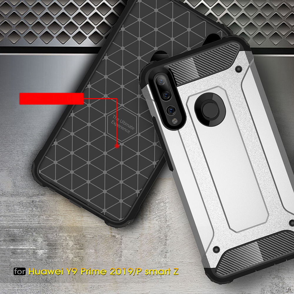 Case Huawei Y9 Prime 2019 / Pre-Order * เคสเกราะพลาสติก + TPU ไฮบริด มุมกระแทก, ทนต่อแรงกระแทก *