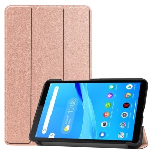 Case Lenovo Tab M7 / Pre-order * เคสผิวหนังลิ้นจี่หนัง PU หนัง 3 - พับ *