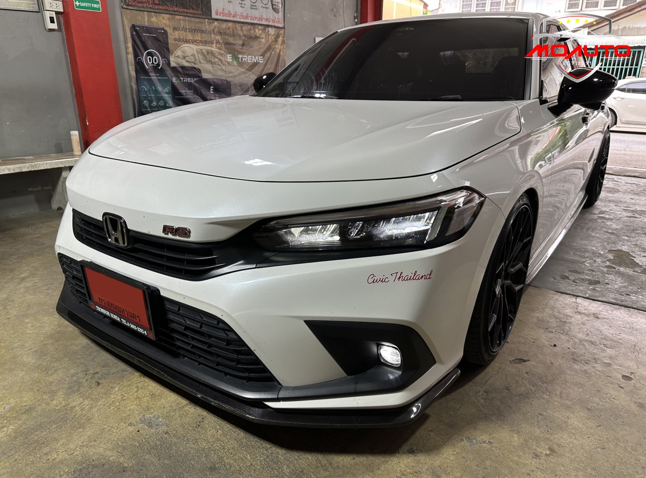 ชุดกระจกช่วยเตือนมุมอับสายตา V1 ( BSD ) CIVIC FE / FE e:HEV