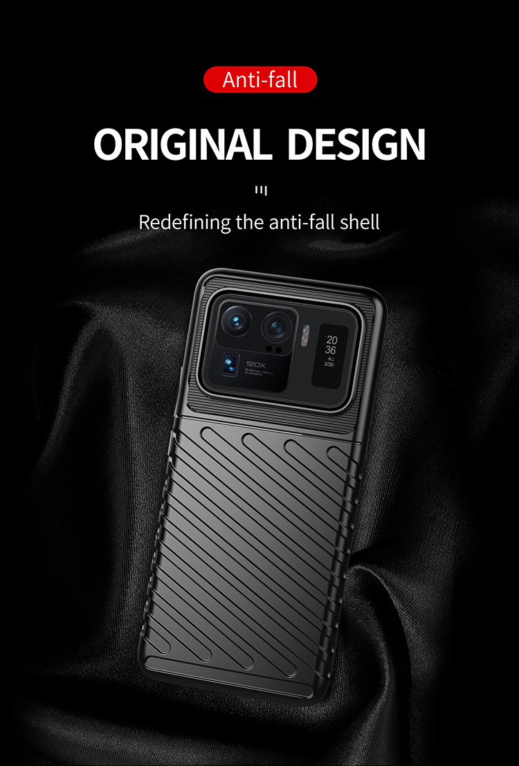 Case Xiaomi Mi 11 Ultra 5G # Pre-Order * เคสทันเดอร์ซีรีส์สิ่งทอลายทแยงเนื้อ TPU ป้องกัน *