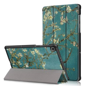 Case Lenovo Tab M10 FHD Plus # Pre-Order * เคสหนัง 3 - พับ เนื้อลิ้นจี่ ฟังก์ชั่นปลุก / หลับอัตโนมัติประหยัดพลังงาน *