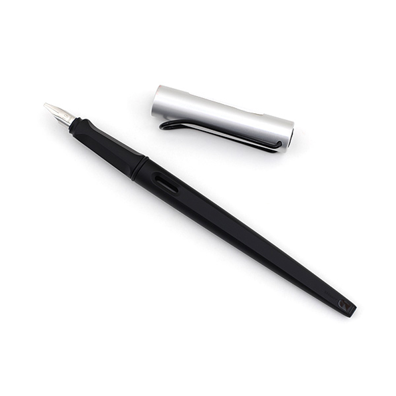 Lamy Joy Calligraphy Fountain Pen Black Body Aluminum Cap