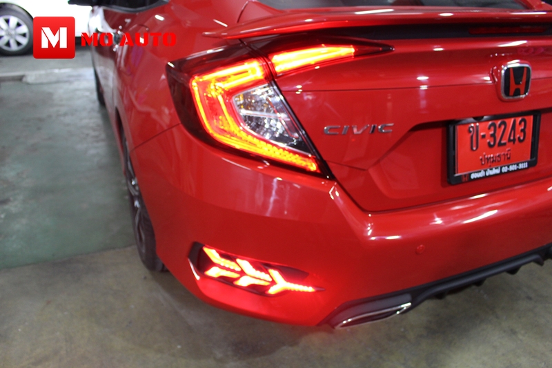 ไฟเบรคกันชนท้าย AUDI Style Civic FC 2016-2021
