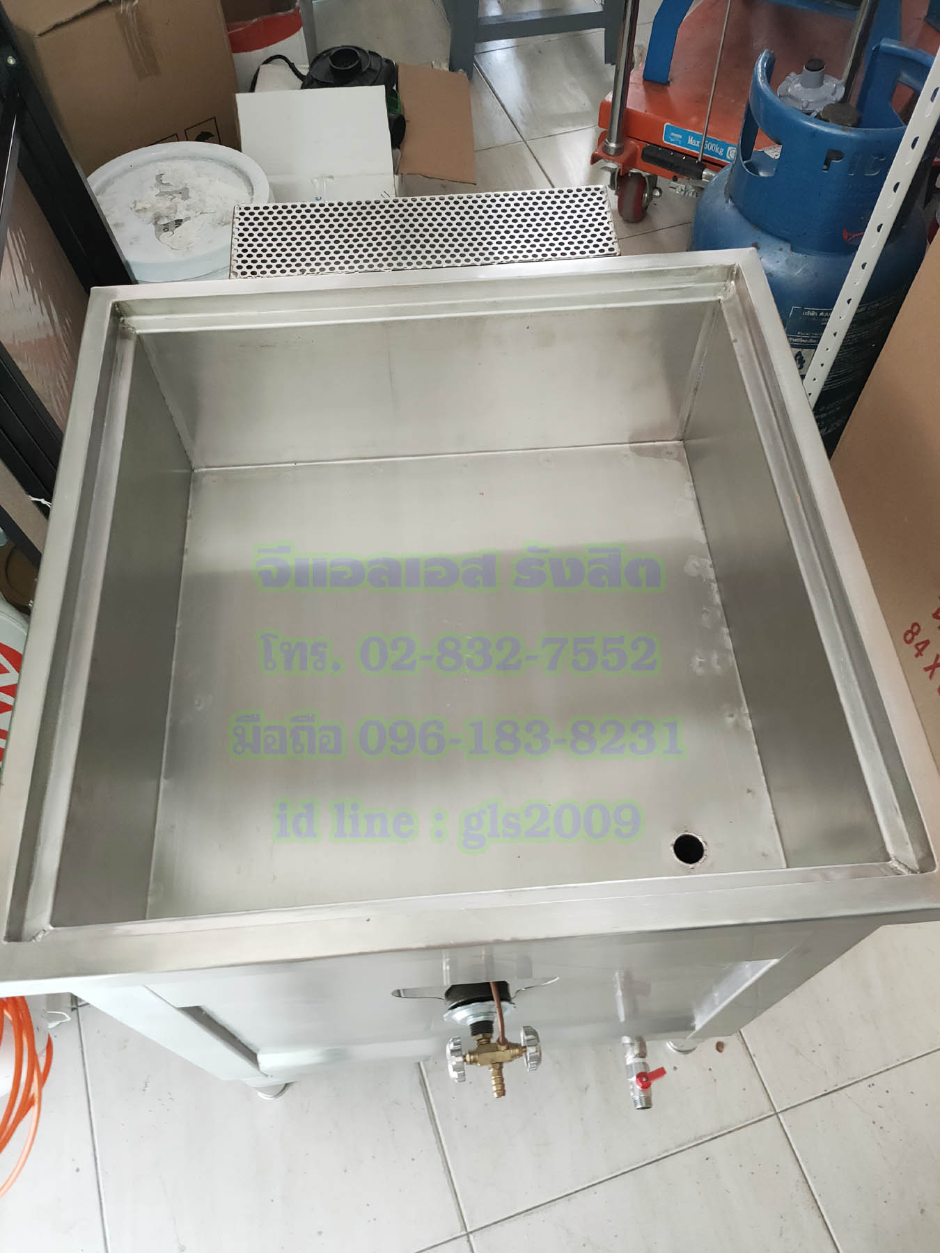 ตู้นึ่งติ่มซำแก๊ส9เข่ง