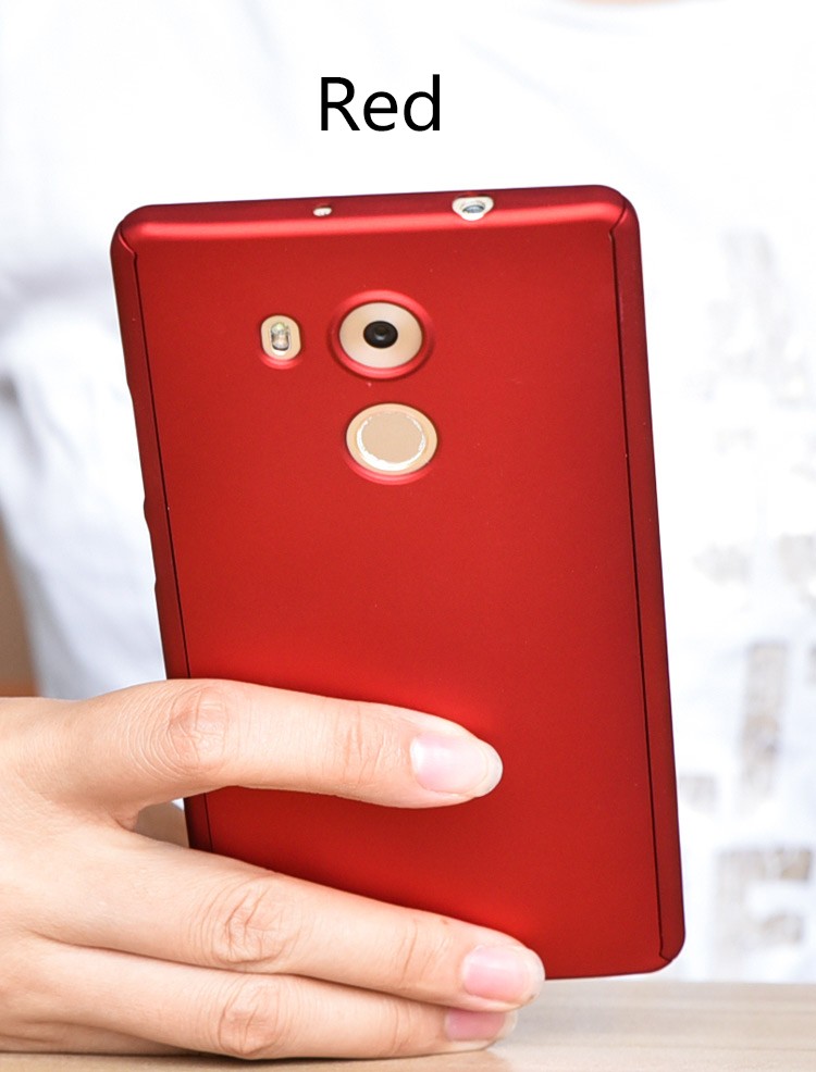 Case Huawei Mate 8 / Pre-order * เคสป้องกันมีฝาครอบเต็ม 360 องศา + กระจกนิรภัย *