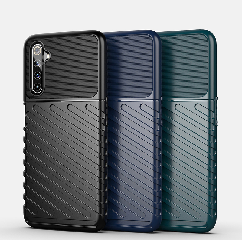 Case Realme 6 Pro / Pre-Order * เคสหนัง TPU แบบนิ่มของ Thunder วัตถุดิบ TPU คุณภาพสูงเป็นมิตรกับสิ่งแวดล้อมและทนทาน *