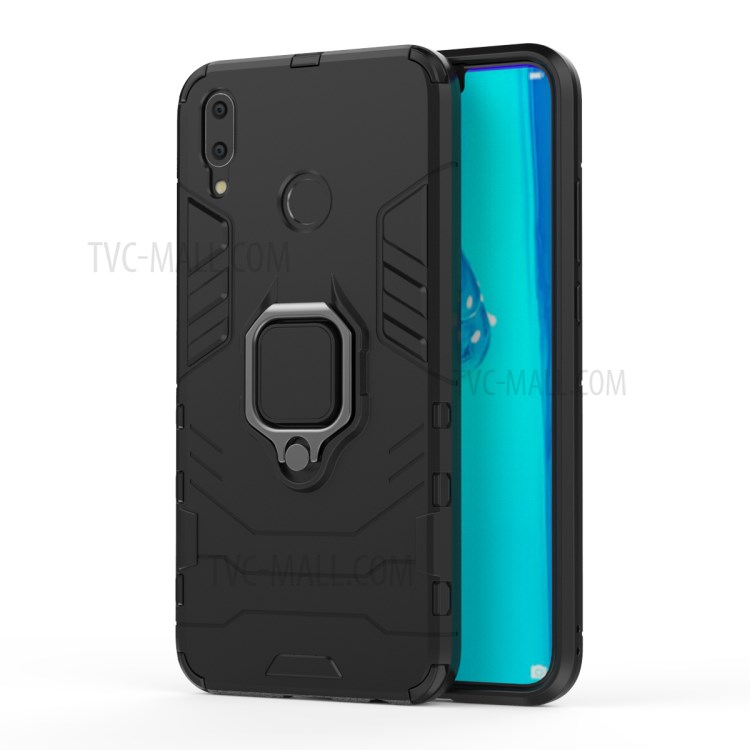 Case Huawei Y9 2019 / Pre-orde * เคส PC + TPU ไฮบริด แหวนนิ้ว + ขา *