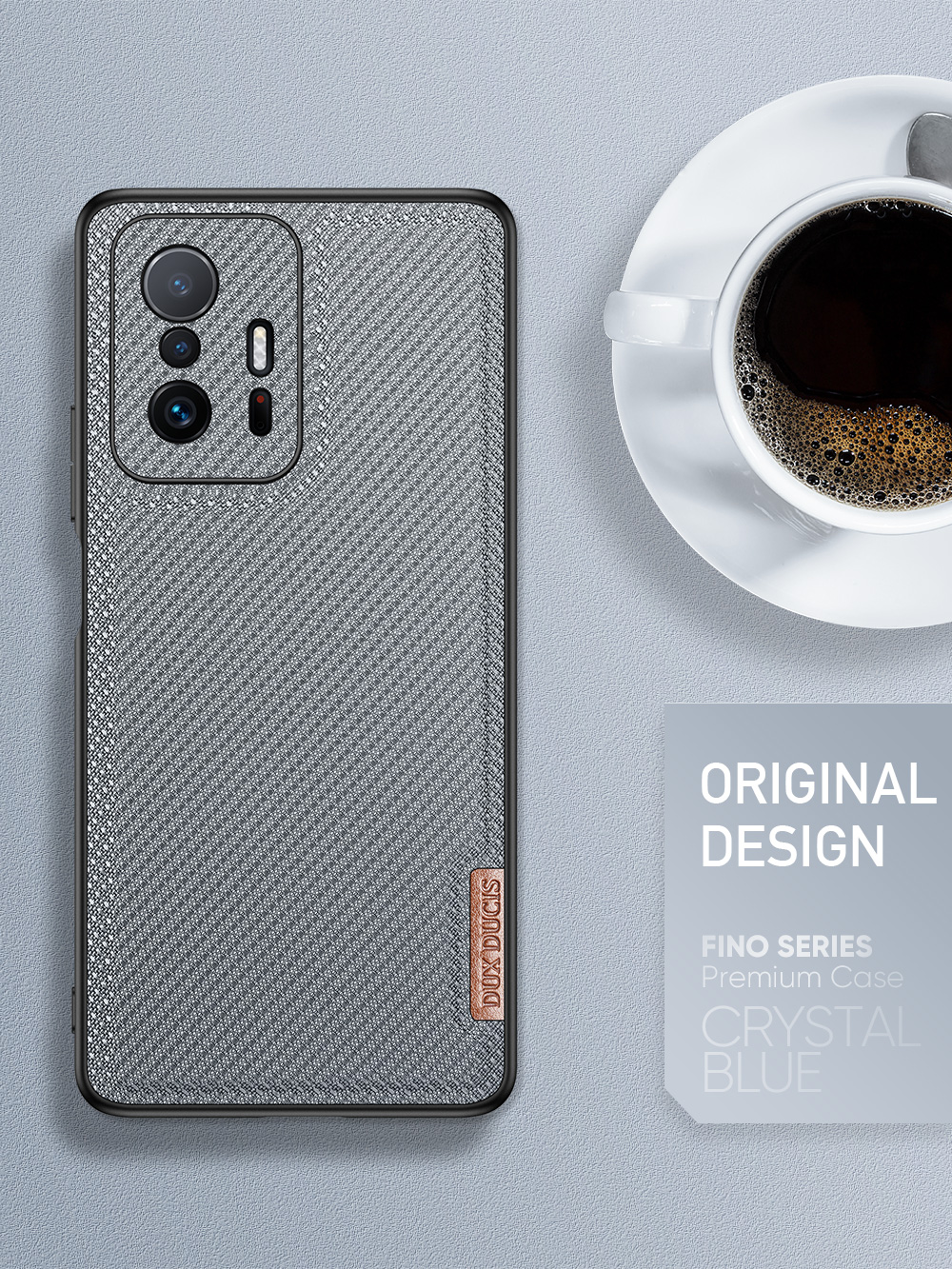 Case Xiaomi 11T / 11T Pro # Pre-Order * DUX DUCIS FINO ซีรีส์ TPU + PC + PVC + ไนลอนป้องกันโทรศัพท์แบบไฮบริด *