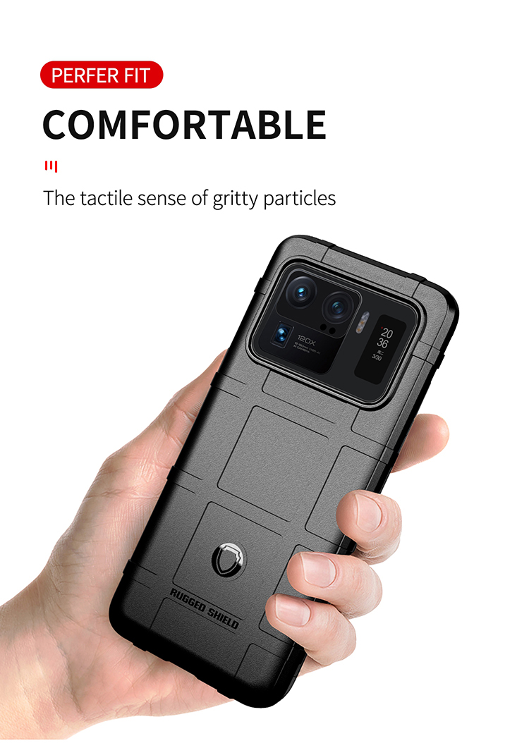 Case Xiaomi Mi 11 Ultra 5G # Pre-Order * เคสโทรศัพท์ TPU แบบพื้นผิวสี่เหลี่ยมที่ทนทานต่อแรงกระแทก *