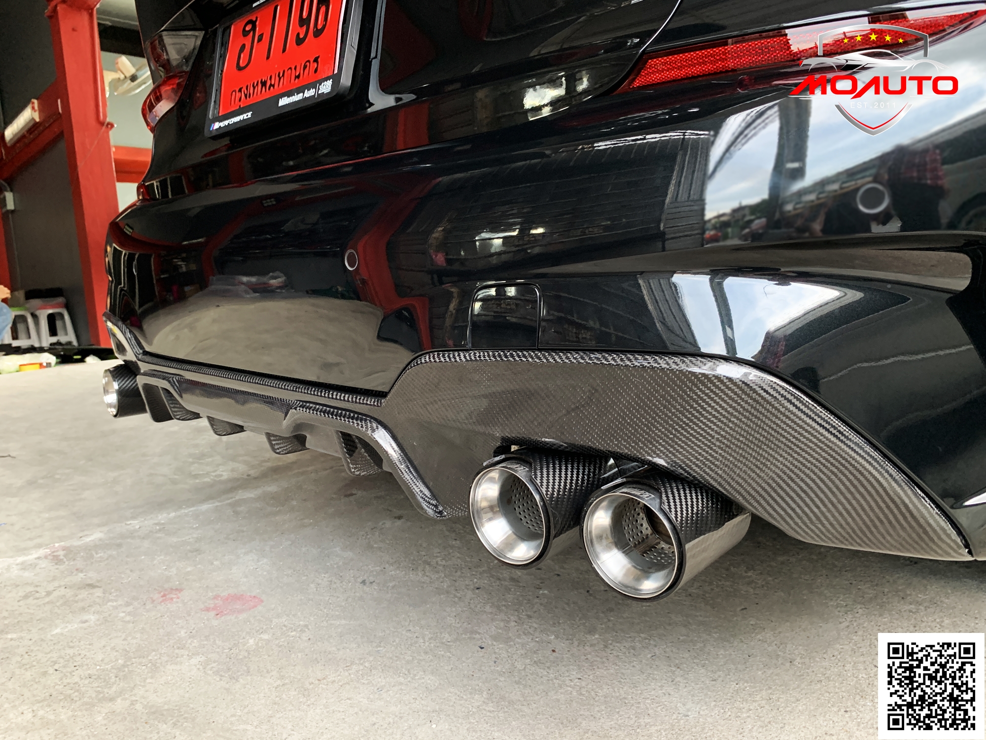 ปลายท่อคู่ BMW G20