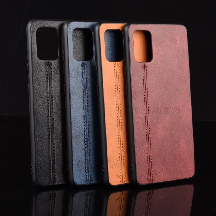 Case Samsung Galaxy A71 / Pre-order * เคสหนังเคลือบ PC + TPU วัสดุไฮบริด: PC back + TPU เฟรม *