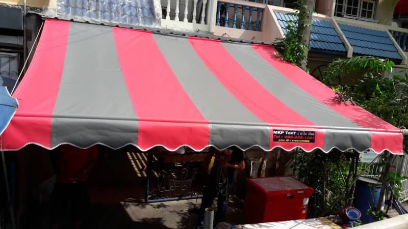 ผ้าใบชักรอก กว้าง2เมตร สูง1เมตร ทุกแบบ ทุกสี (ไม่รวมเสาค้ำ) ผ้าใบกันสาด ผ้าใบกันฝน ผ้าใบม้วนกันฝน ผ้าใบม้วนกันแดด ผ้าใบหน้าร้าน มีทุกสี 2m x 1m