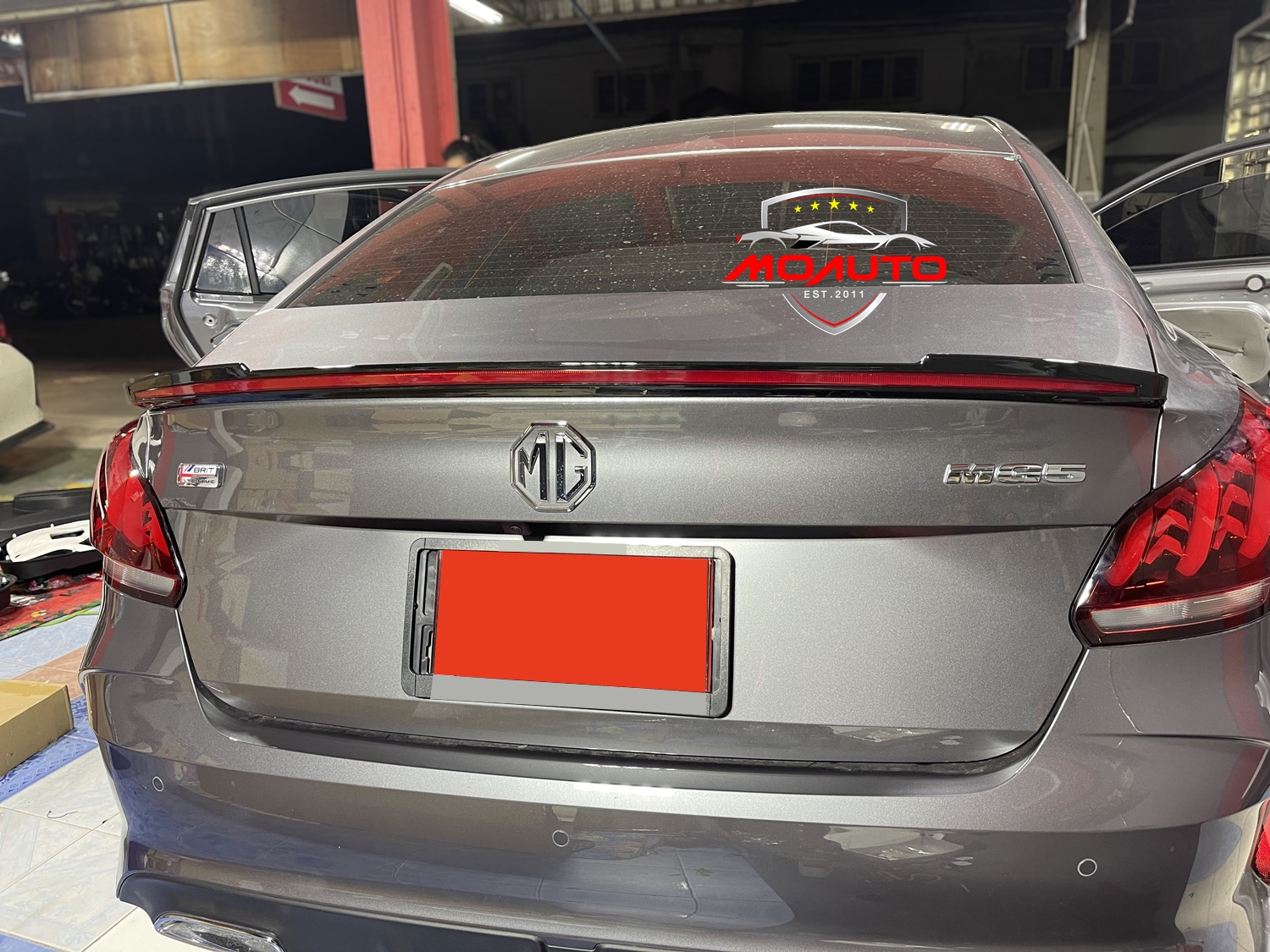 สปอยเลอร์ฝากระโปรงท้าย LED MG5 2021-2023