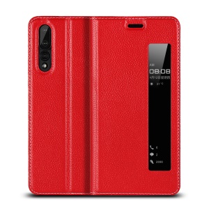 Case Huawei P20 Pro / Pre-order * ด้านหน้าแบ่งหนัง + ปกด้านใน TPU ดูหน้าต่างสำหรับแสดงข้อมูล *