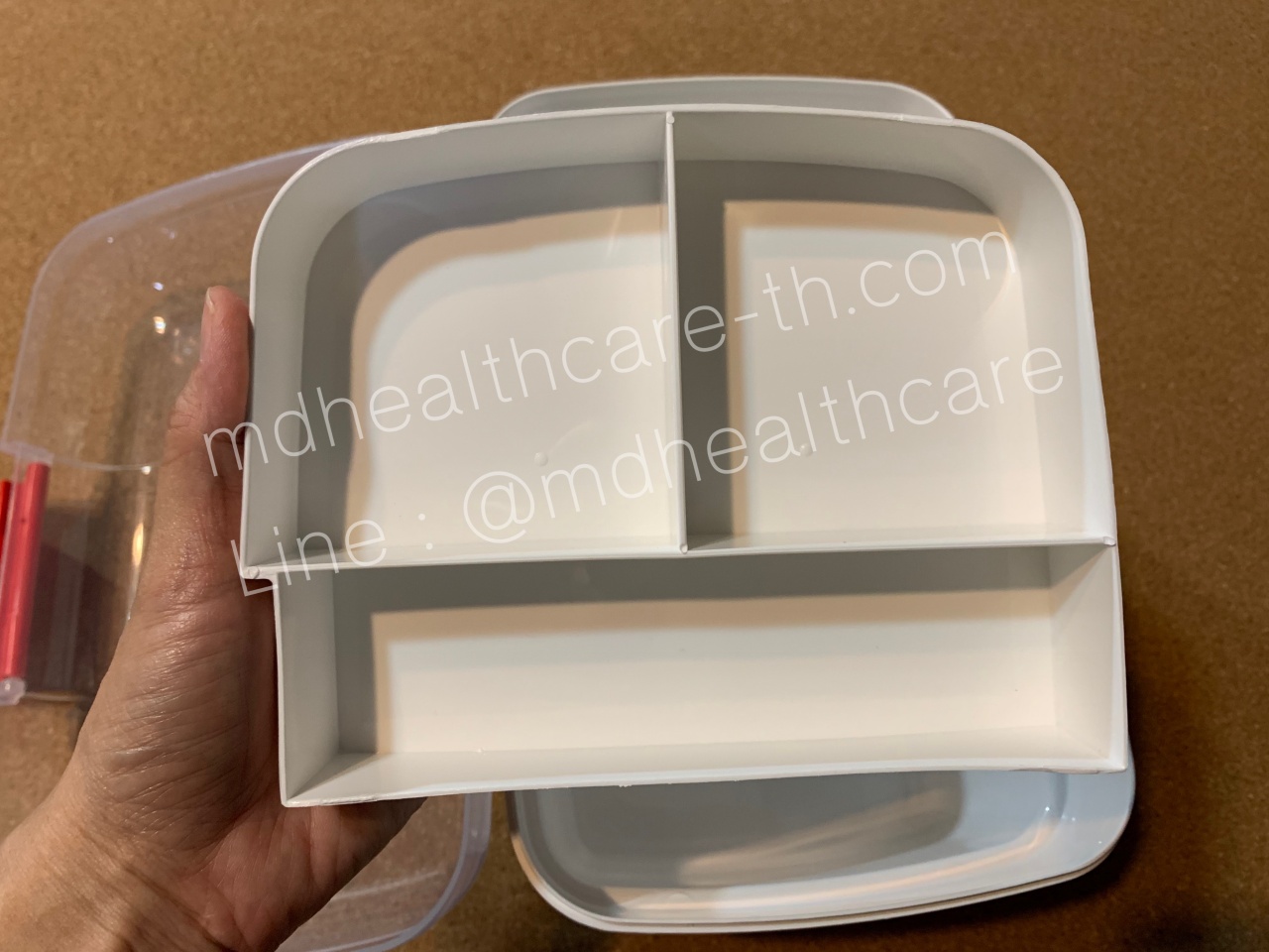 กล่องใส่ยาขนาดใหญ่ L **26*18*16 cm. จำนวน1ใบ