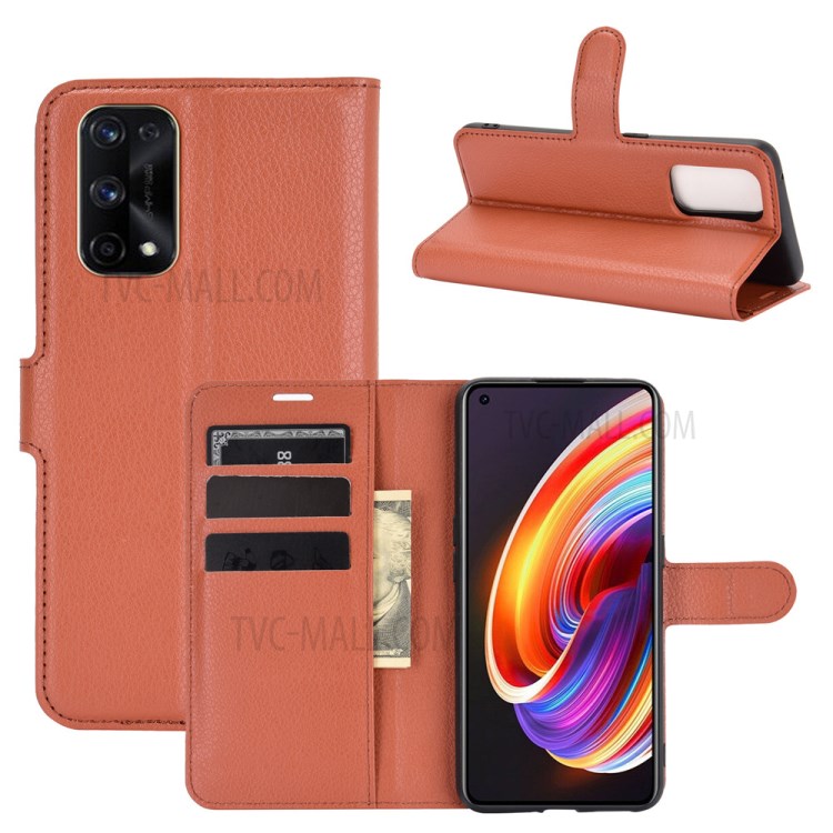 Case Realme X7 Pro / X7 Pro 5G # Pre-Order * เคสกระเป๋าสตางค์หนังลิ้นจี่ หนัง PU + วัสดุ TPU *