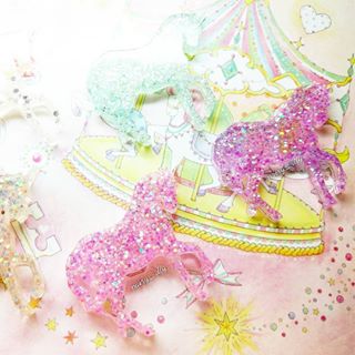 glitter กริตเตอร์ สำหรับตกแต่งDIY 24ขวดเล็ก 007246