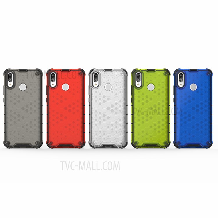 Case Huawei Y9 2019 / Pre-Order * เคสกันกระแทกรังผึ้ง TPU + ฝาครอบโทรศัพท์ PC ถุงลมนิรภัยด้านในทั้งสี่มุมป้องกันการกระแทก *