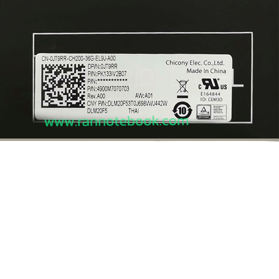 คีย์บอร์ดโน๊ตบุ๊ค Dell Latitude 3340 ตรงรุ่น ประกันศูนย์ Dell