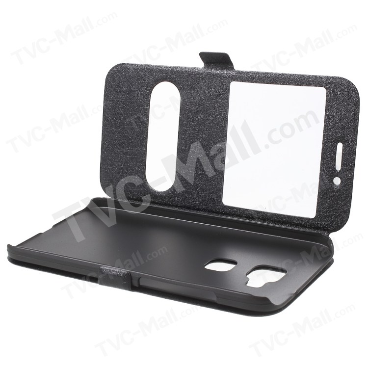 Case Huawei G7 Plus / Pre-order * เคส 2ช่องหน้าต่าง เนื้อผ้าไหม *