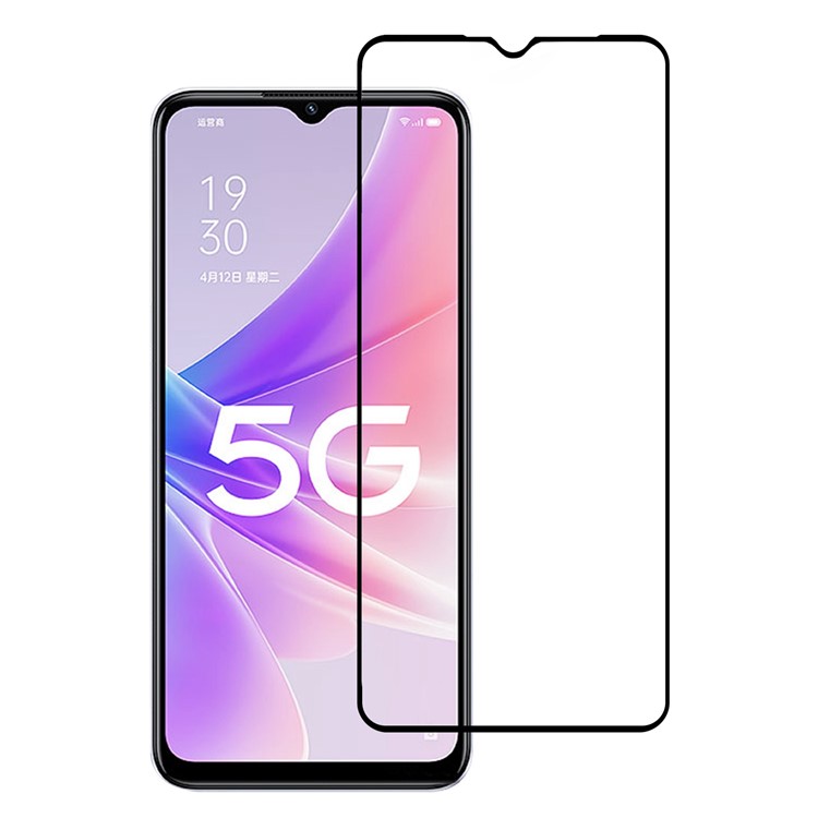 กระจกกันรอย OPPO A77 5G # Pre - Order * 9D กระจกนิรภัยกาวด้าน HD ความคุ้มครองเต็มรูปแบบ *
