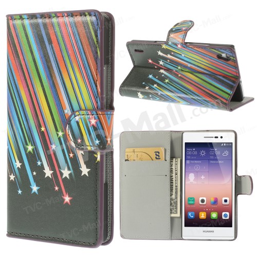 Case Huawei P7 / Pre-order * เคสหนังปกแม่เหล็ก พิมพ์ลาย *