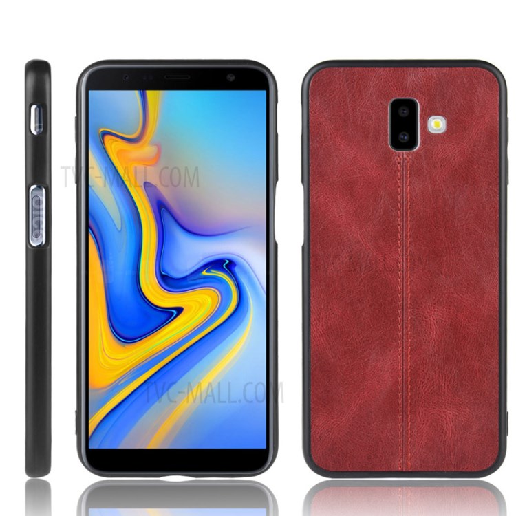 Case Samsung Galaxy J6 Plus / Pre-Order * เคสหนังเคลือบ PC + TPU Combo วัสดุไฮบริด: PC back + TPU เฟรม *