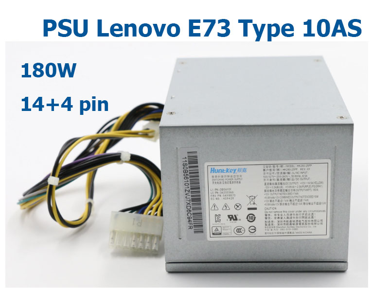 ใหม่ Power Supply Lenovo E73 ราคาถูก 180W PSU Lenovo E73 พาวเวอร์ ซัพพลาย