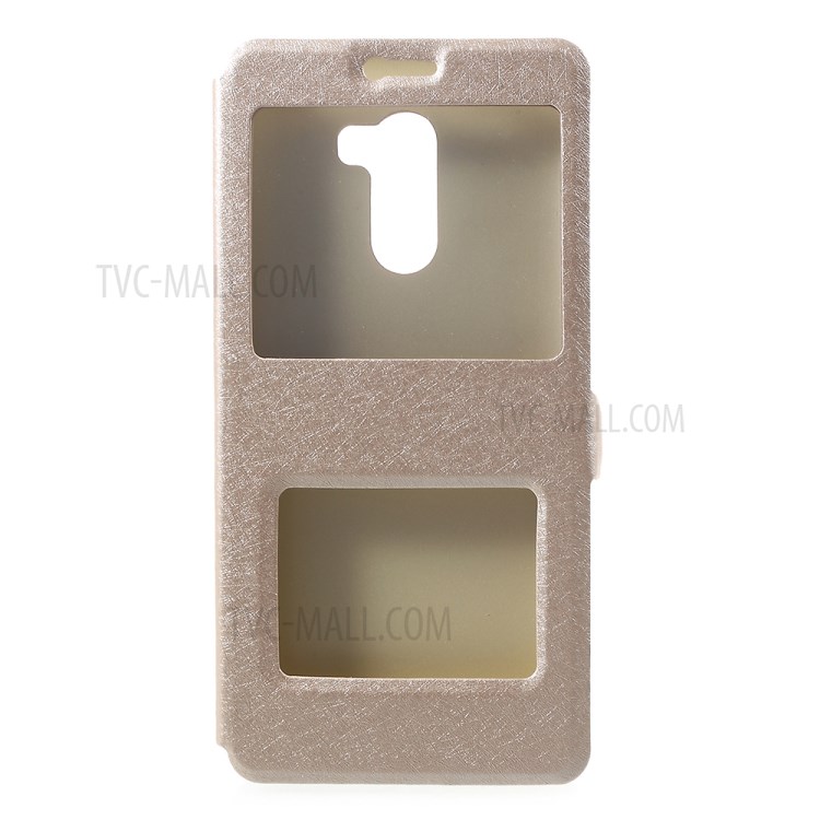 Case Xiaomi Pocophone F1 / พรีออเดอร์ *เคสผ้าไหมเนื้อหนังคู่หน้าต่างยืน การออกแบบหน้าต่างคู่ (ด้านบน: พลาสติก, ด้านล่าง: กลวง) *