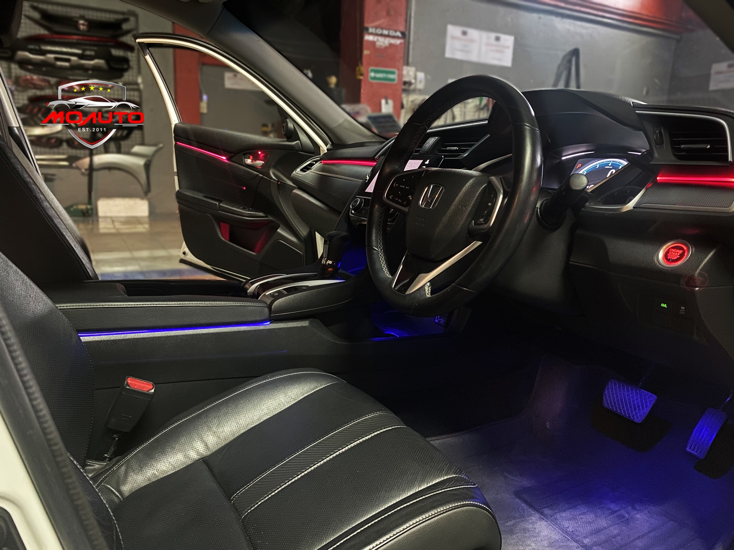 ไฟ Ambient light ตรงรุ่น V1 CIVIC FC / FK