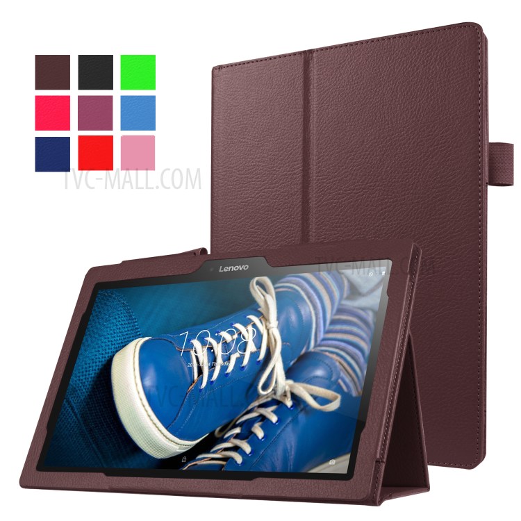 Case Lenovo Tab 3 10 Plus / Pre-order * เคสผิวลิ้นจี่ กระเป๋าหนัง PU ทนทาน *