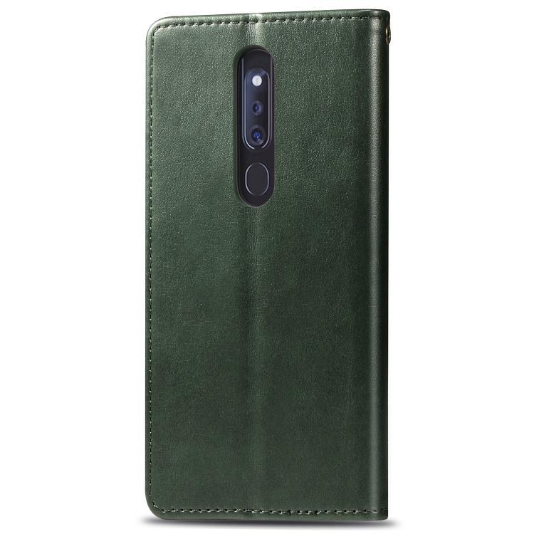 Case OPPO F11 Pro / Pre-Order * เคสหนังย้อนยุค วินเทจพร้อมหัวเข็มขัดหัวเข็มขัดทองแดง *