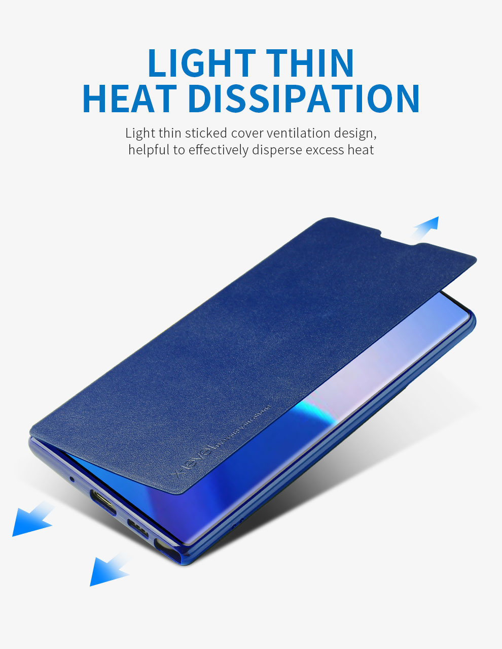 Case Samsung Galaxy Note 10 / Pre-Order * X-LEVEL Fib Color II Slim นำเข้าหนัง PU + วัสดุ TPU *