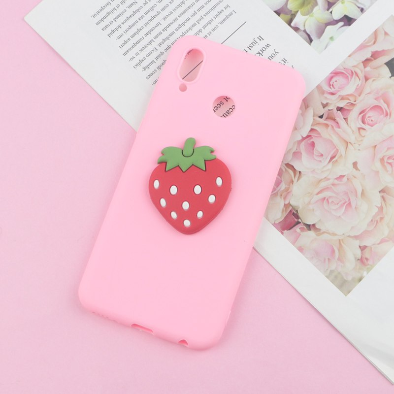 Case Huawei Y9 2019 / Pre-orde * เคส TPU ผลไม้ที่น่ารัก สตรอเบอร์รี่ กระบองเพชร แตงโม *