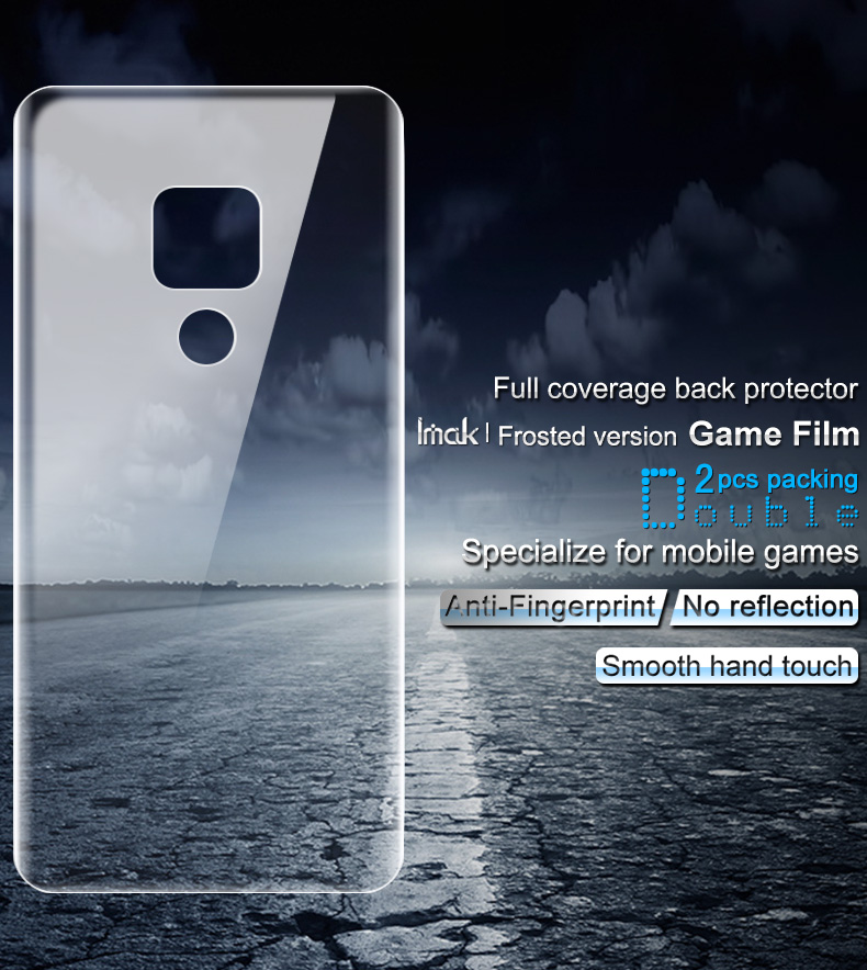 ฟิล์มกันรอย หลัง Huawei Mate 20 / Pre-order * 2 ชิ้น IMAK ไฮโดรเจล Protector ฟิล์มเกม *