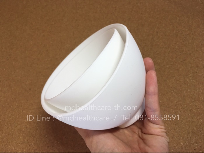 ถ้วยยางซิลิโคนผสมมาร์ค ขนาดM 10.5*7cm.(300ml)***วัสดุทนความร้อน ทนความเย็นได้