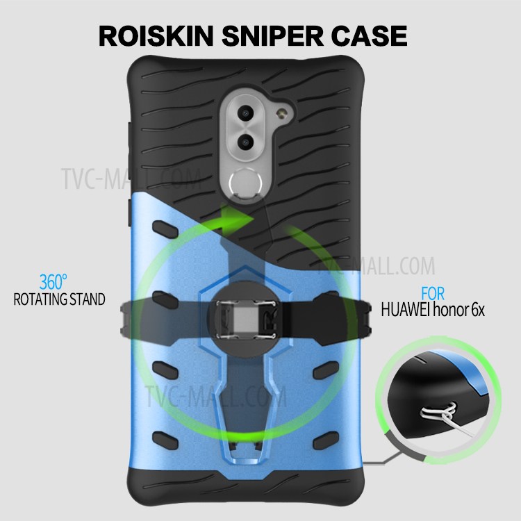 Case Huawei GR5 2017/ Pre-orde * ไฮบริดและ TPU วัสดุพลาสติก 4 มุม กันกระแทก *