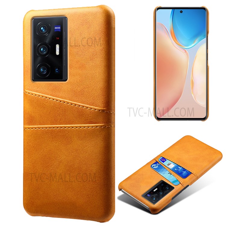 Case Vivo X70 Pro # Pre-orde * KSQ เคสหนัง PU ป้องกันรอยขีดข่วน + เคสแข็งสำหรับพีซีพร้อมช่องเสียบการ์ดคู่ *