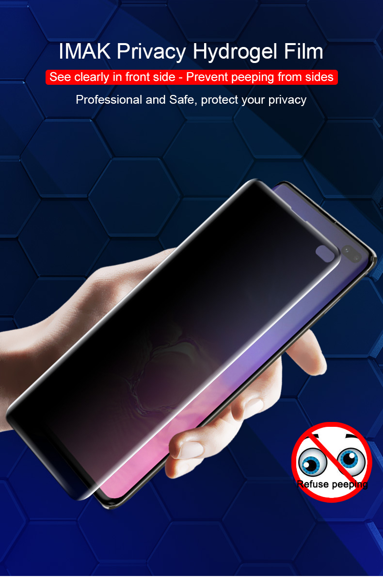 ฟิล์มกันรอย Samsung Galaxy S10 Plus / Pre-Order * IMAK Soft Anti-peep ป้องกันการมองลอดไฮโดรเจลฟิล์ม *