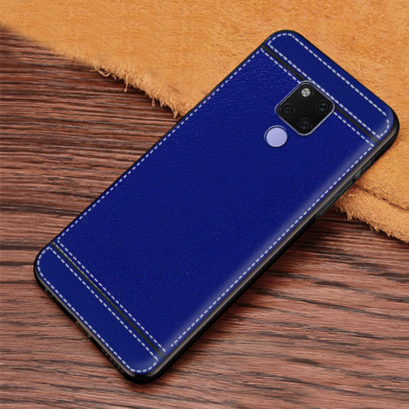 Case Huawei Mate 20 X / Pre-order * เคสหนังซอฟท์ซิลิโคนผิวลิ้นจี่ *