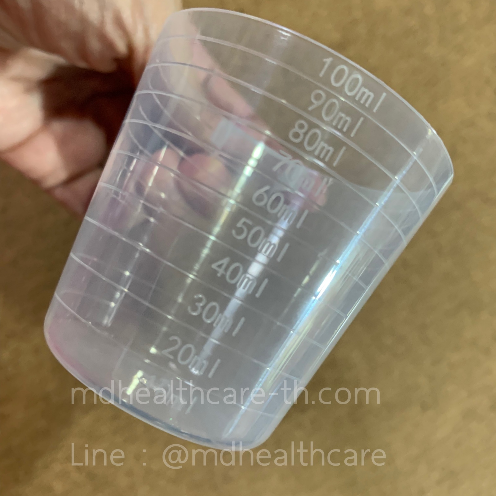 ช้อนตวง50กรัม/100ml.(cc.) ยาว10.4cm (10ชิ้น/ชิ้นละ 6.5บาท)