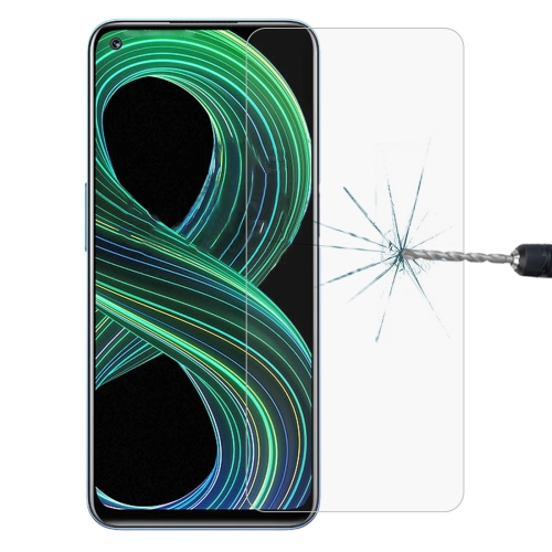 กระจกกันรอย Realme 8 5G # Pre-Order * กระจกนิรภัย 9H 2.5D *